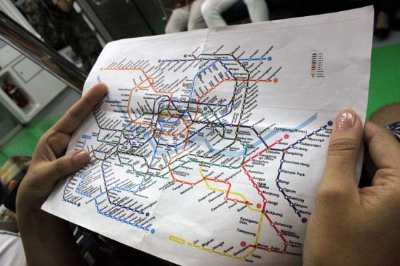 harta metrou Seoul